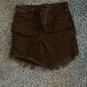 Old Navy Black Denim Pencil Skirt